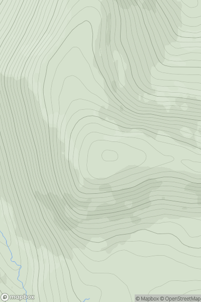 Thumbnail image for An Socach [Pitlochry to Braemar & Blairgowrie] showing contour plot for surrounding peak